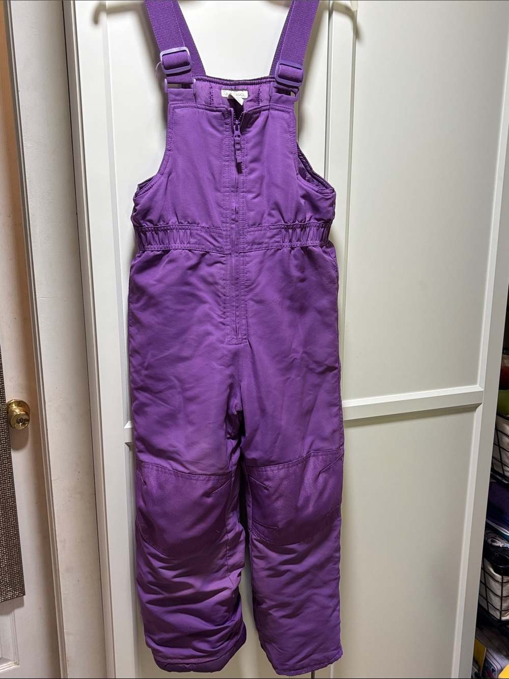 Falls Creek Kids Purple Snow Overalls